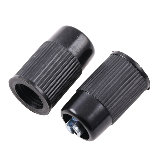 Nakrętki wentyla bakelit czarne z kluczykiem Simson MZA org