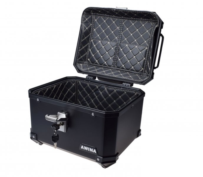 Kufer Adventure centralny czarny duży Awina 45l 43.5x38x34cm