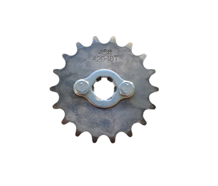 Zębatka zdawcza 18z 420 pitbike MRF Runner HQ RC TTR Kayo TS TSD AT AU AY