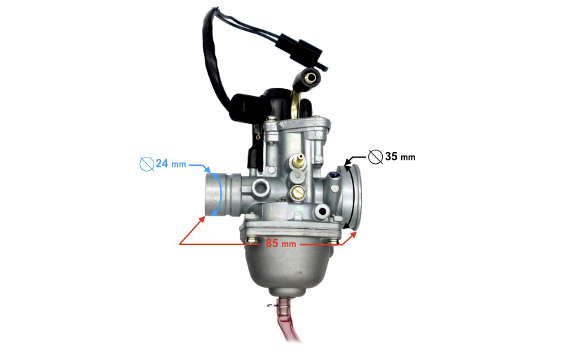 Gaźnik Skutera 50cc 2T ssanie elektryczne Junak Keeway Romet Cpi Barton