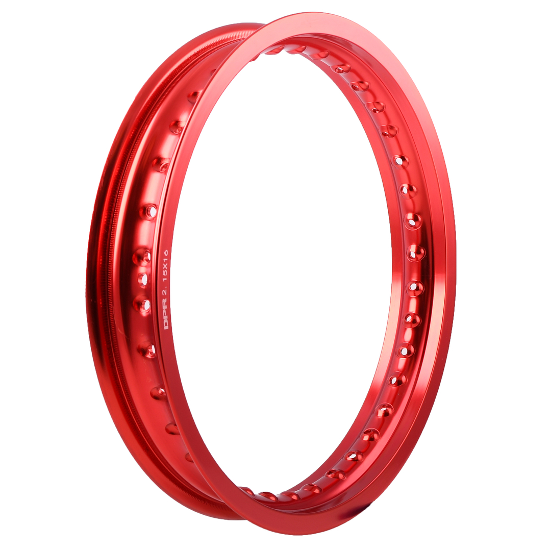 Obręcz koła aluminiowa czerwona 2,15x16 Simson MZ ETZ DPR Classic