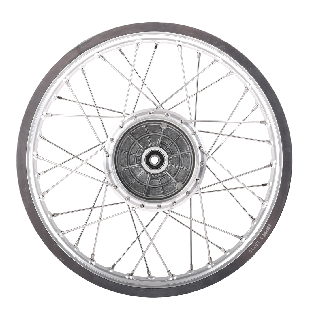 Koło jezdne 1,85x16 Simson S50/51/70 alu inox DPR