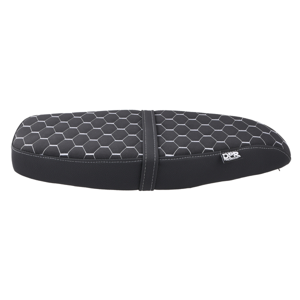 Siedzenie pikowane honeycomb czarne + szare szwy Simson S50 S51 S70 DPR
