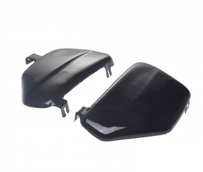 Pokrywy osłony boczne czarne lewa + prawa motocykl WSK 125 175