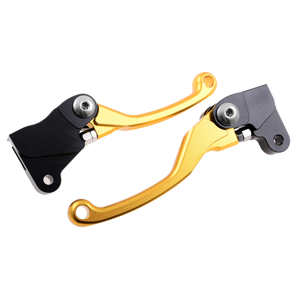 Dźwignia hamulca i sprzęgła złote aluminiowe Simson DPR Performance