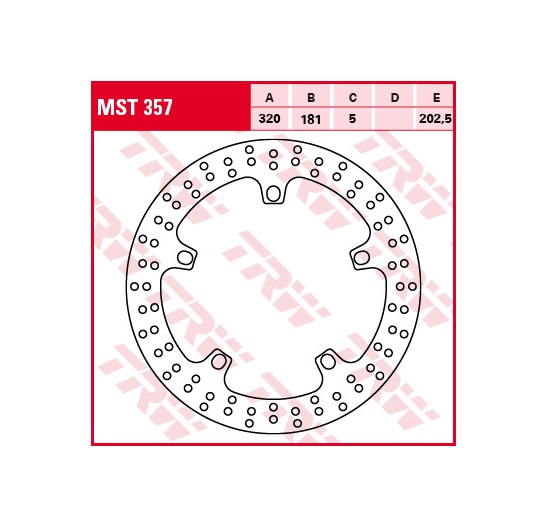 TRW tarcza hamulcowa przód BMW F 800 S 1000 R 1100 1150 K 1300 1600