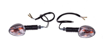 Kierunkowskaz czarny biały klosz żarówka cn