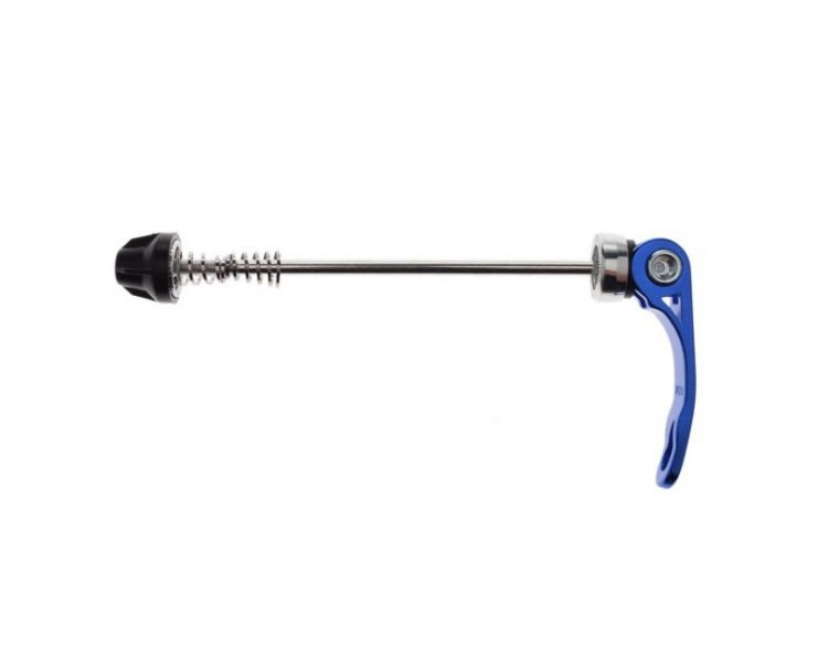 Szybkozamykacz rower piasty przód niebieski 100mm