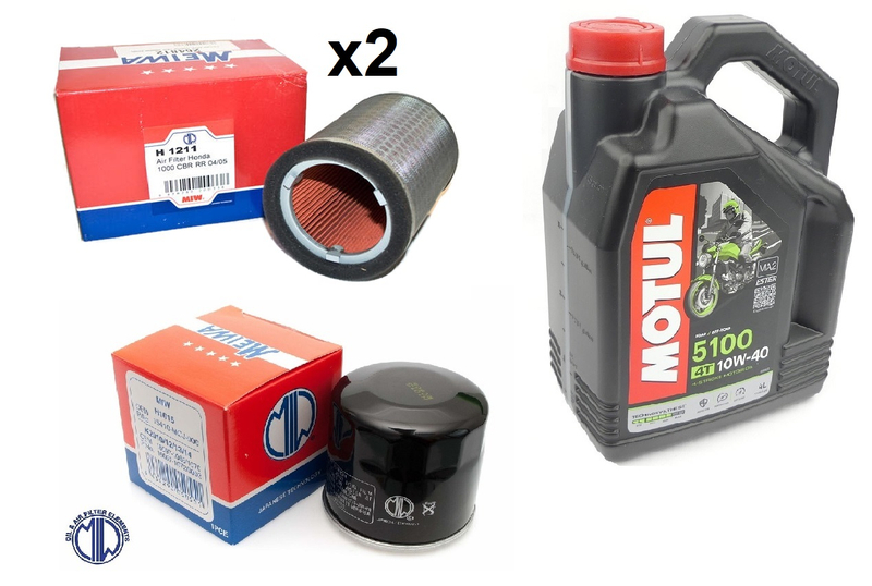 Zestaw Filtr Powietrza Oleju Olej Meiwa Motul 10w40 Honda CBR 1000RR SC57