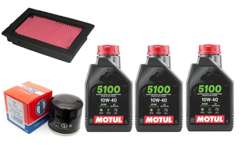 Filtr oleju powietrza olej HF204 10w40 Motul YAMAHA MT-03 YZF R3 16-25r