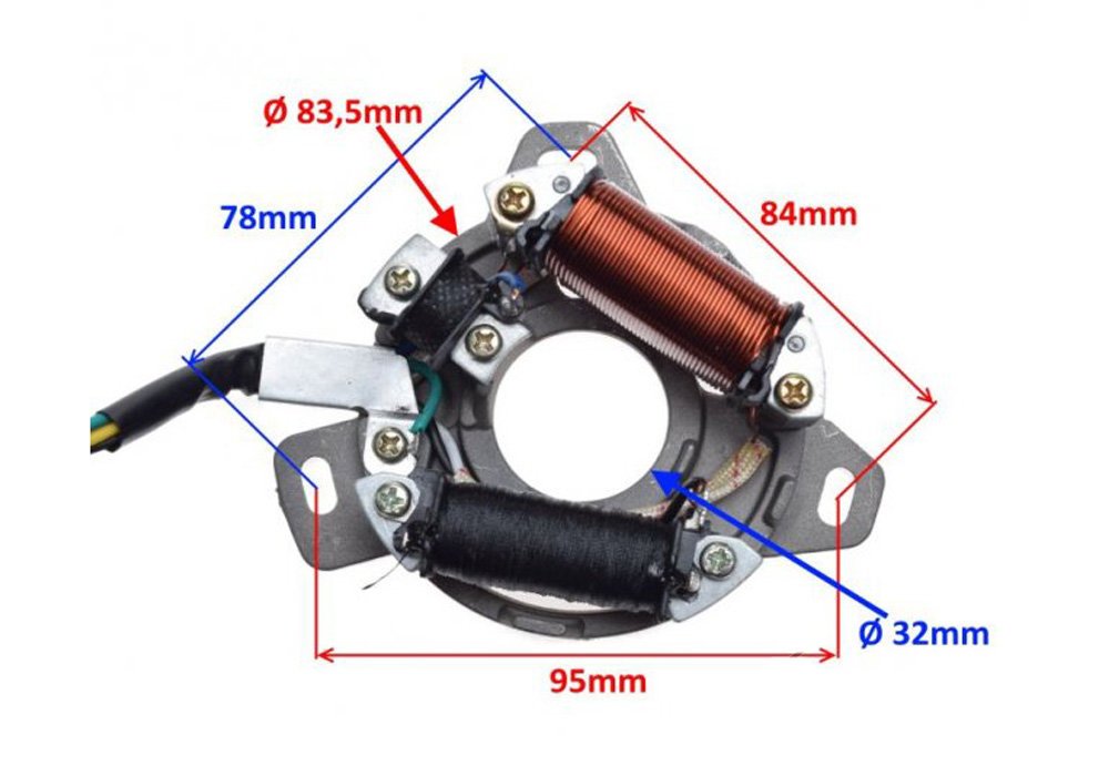 Stator iskrownik Honda Mtx Mbx NS1 Crm Mt 50 70 80