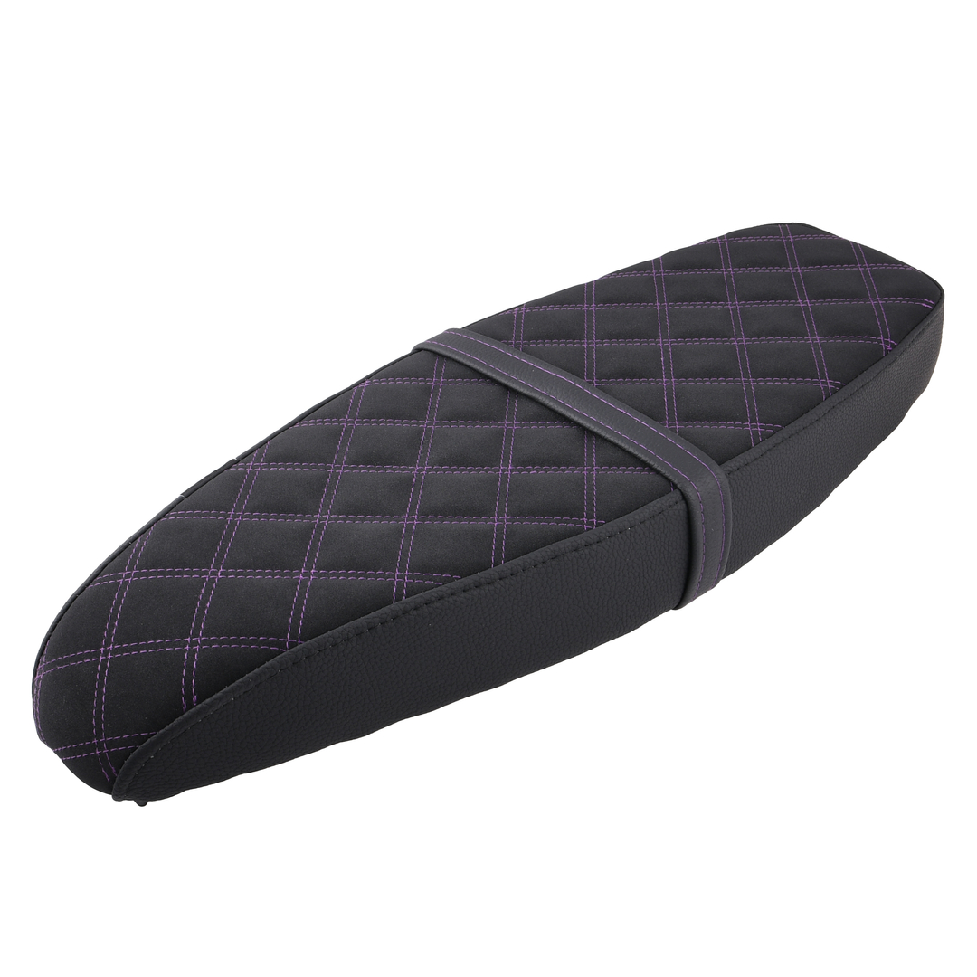 Siedzenie pikowane czarne + fioletowo czarne szwy Simson S50 S51 S70 DPR