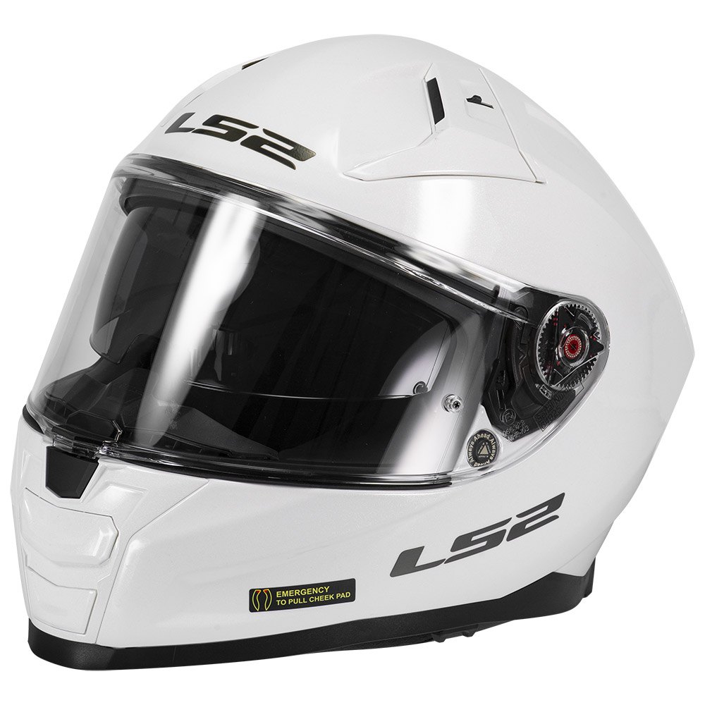 Kask integralny LS2 FF811 Vector II Solid White homologacja ECE 22.06