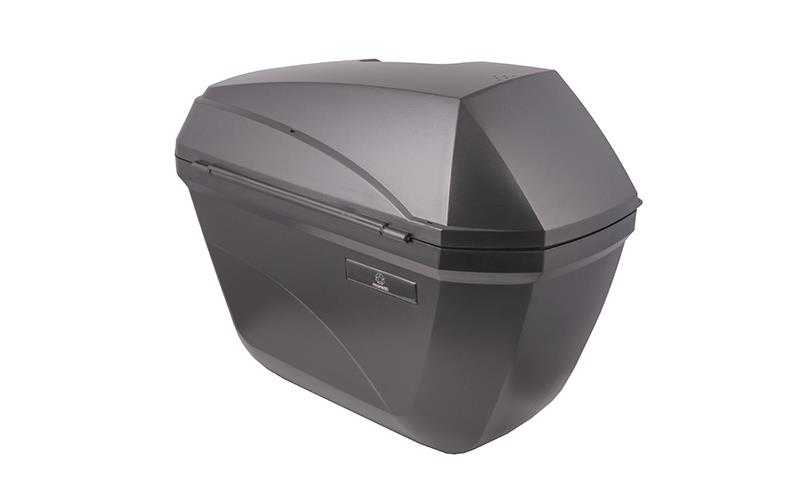 Kufer kufry boczne 2x23l moretti czarne stelaż