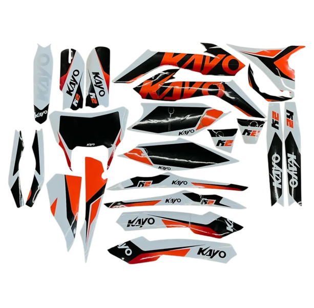 Okleina komplet grafik dirtbike Kayo K2 250 Enduro