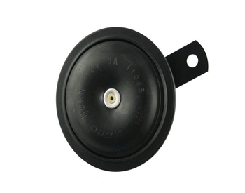 Klakson sygnał okrągły czarna plansza 12v 87mm