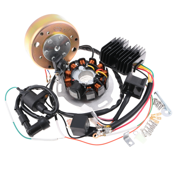 Zapłon bezstykowy CDI 12V trójfazowy moduł cewka WSK 175 polska instrukcja