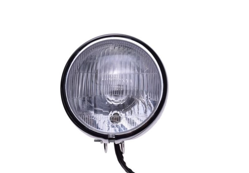 Lampa przednia reflektor e4 metal chopper