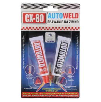 Klej CX80 AutoWeld spawanie na zimno 2 x 27g