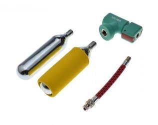 Zestaw do pompowania kół naboje co2 2x 38g co2