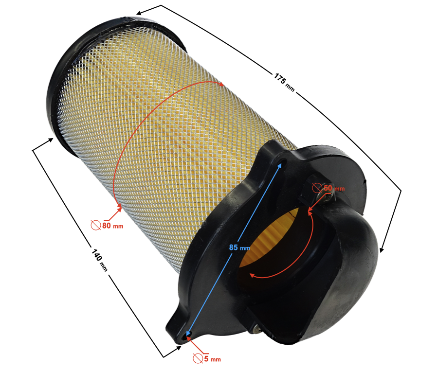 Filtr powietrza wkład Barton Blader R 125
