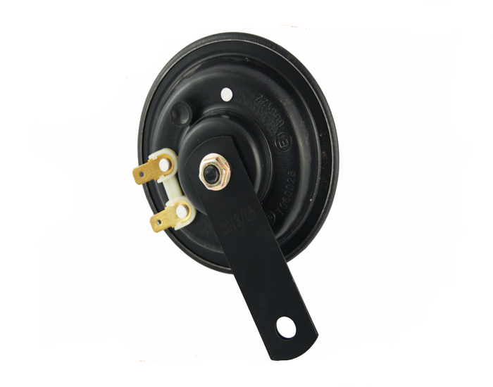 Klakson sygnał okrągły czarna plansza 12v 87mm