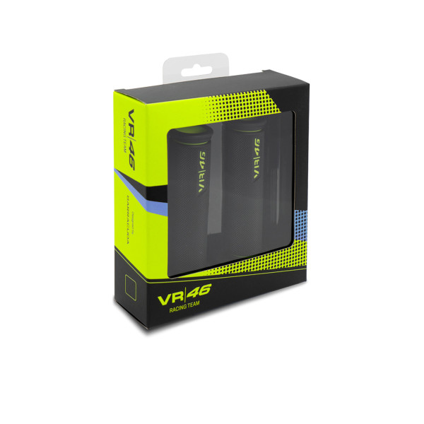 Manetki motocyklowe Barracuda VR46 czarne 120mm 22mm