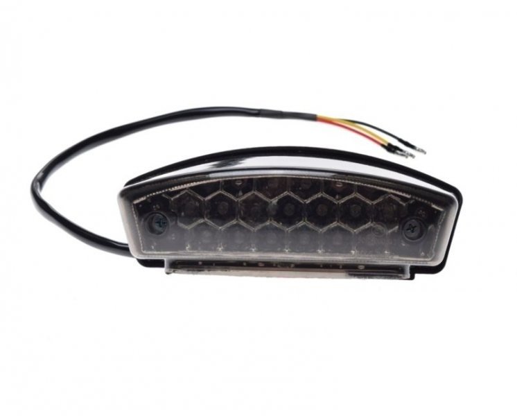 Lampa Tył Led Dymiony Klosz Lampa ATV QUAD 150 200 250 4T E8