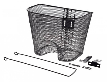 Kosz rowerowy bagażowy przód na stałe pod lampę