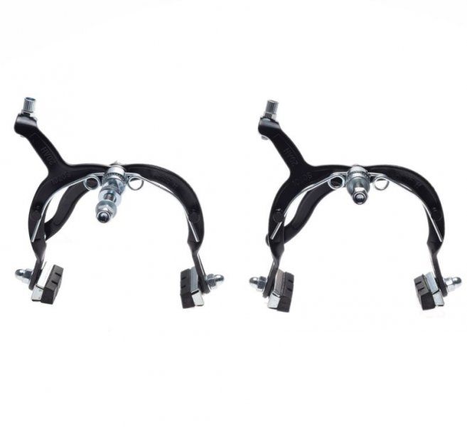 Szczęki hamulca rowerowe zwykłe czarne