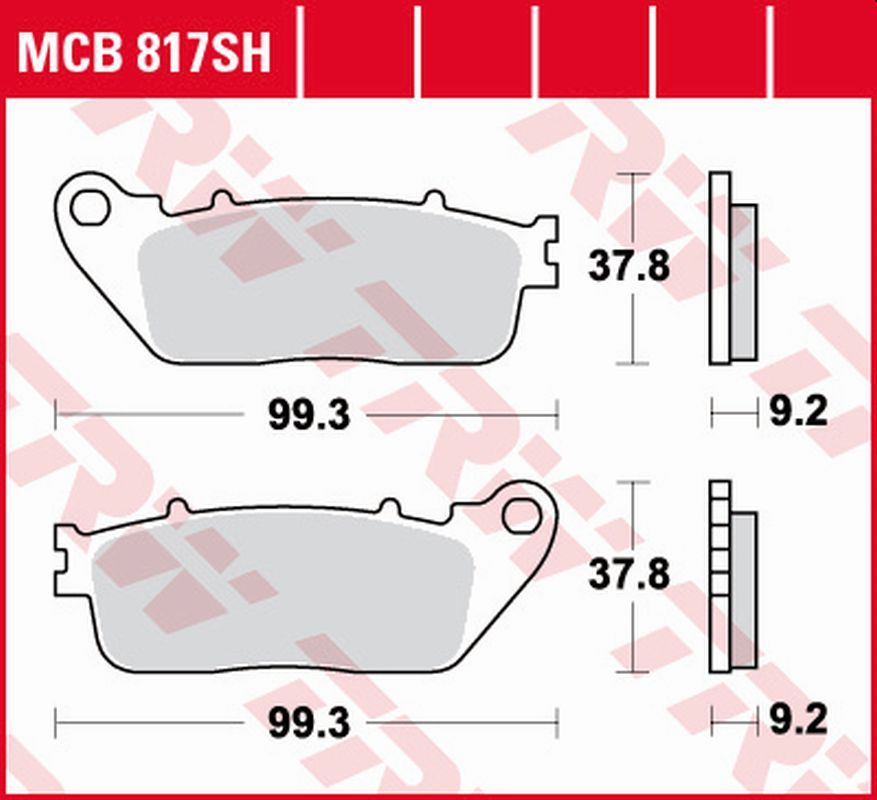 TRW klocki hamulcowe KH488 Honda VFR 800 1200 X F