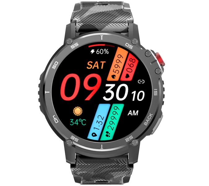 Smartwatch zegarek Rubicon męski RNCF08 zestaw 4 produktów tryby sportowe