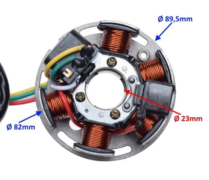 Stator Iskrownik zapłon 6 CEWEK APRILIA AM6