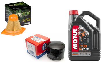 Filtr oleju HF160 powietrza olej Motul 7100 5w40 BMW K1300 R S GT 09-15r