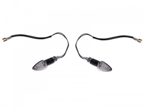 Kierunkowskaz mini czarny biały klosz led