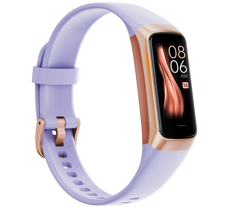 Smartwatch zegarek damski Rubicon RNCF05 fioletowy