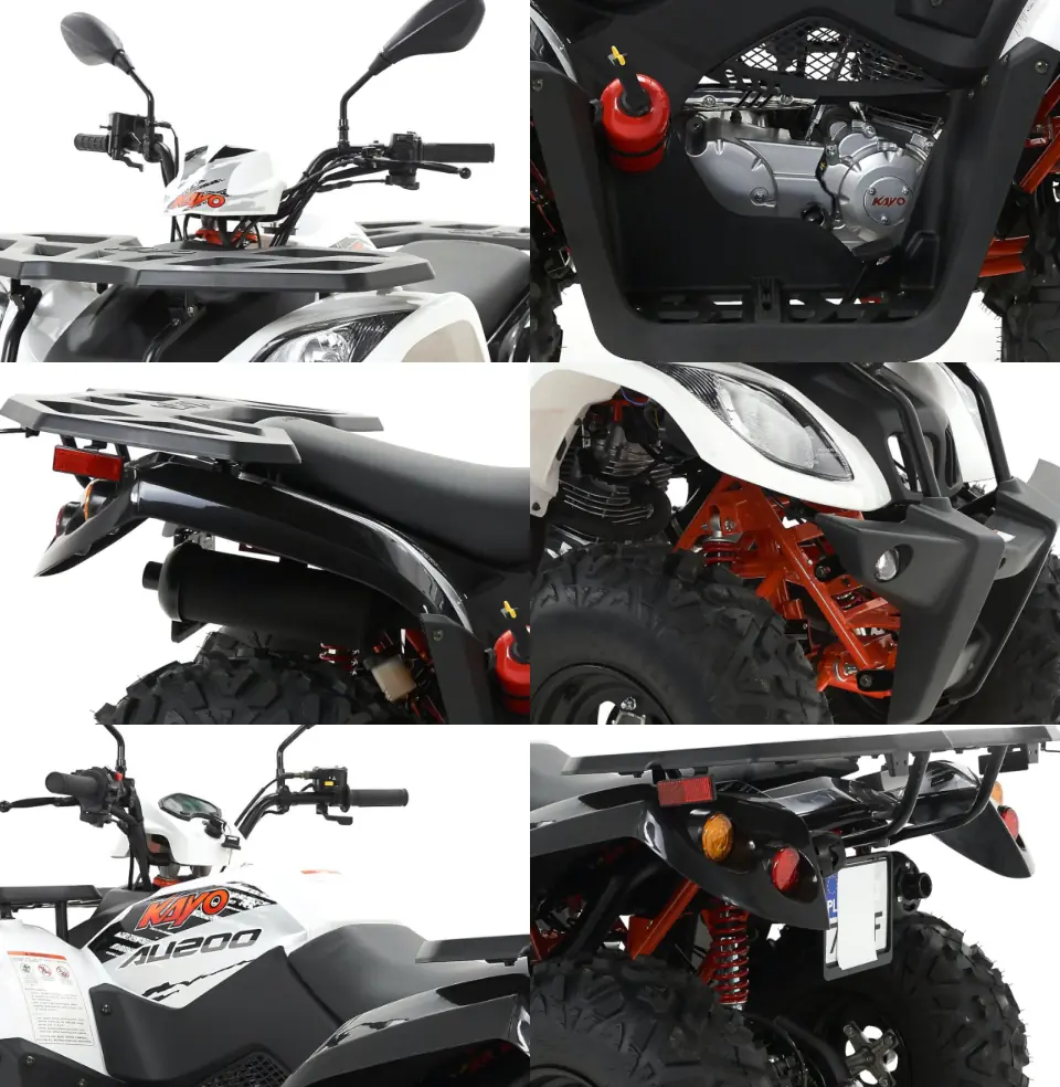 Quad Kayo AU200 T3B homologacja drogowa