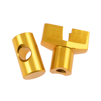 Nakrętka pręta hamulca złota aluminiowa Simson