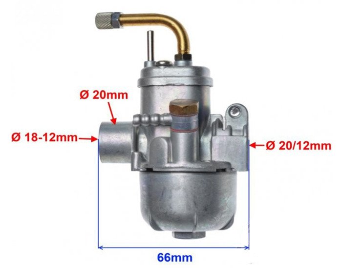 Gaźnik 12mm dolot PUCH HERCULES CHART KTM SACHS DKW