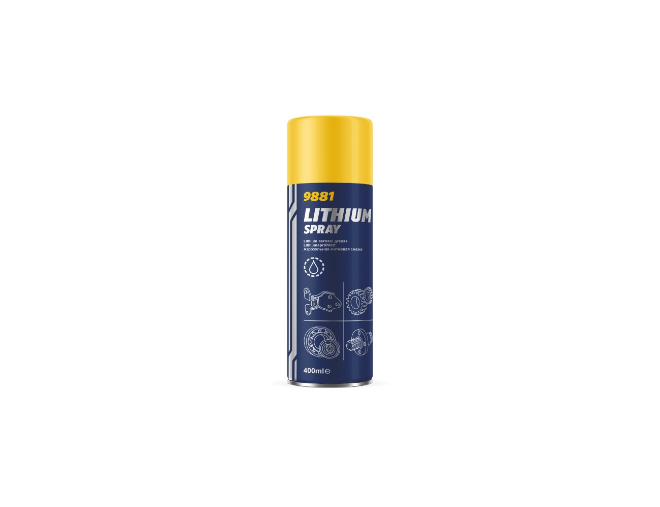 Mannol lithium spray smar litowy w sprayu 400ml