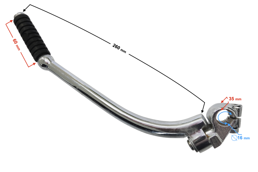 Dźwignia rozrusznika kopka starter do motocykla Barton Classic 125