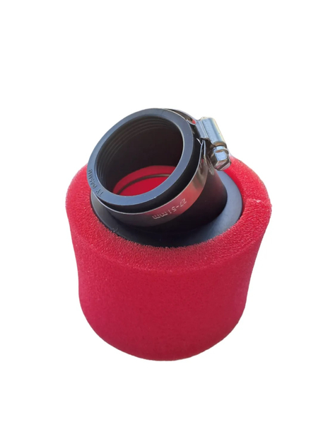 Filtr powietrza 45mm czerwony pitbike MRF 120 140 Kayo 125 140 160 Pitgang