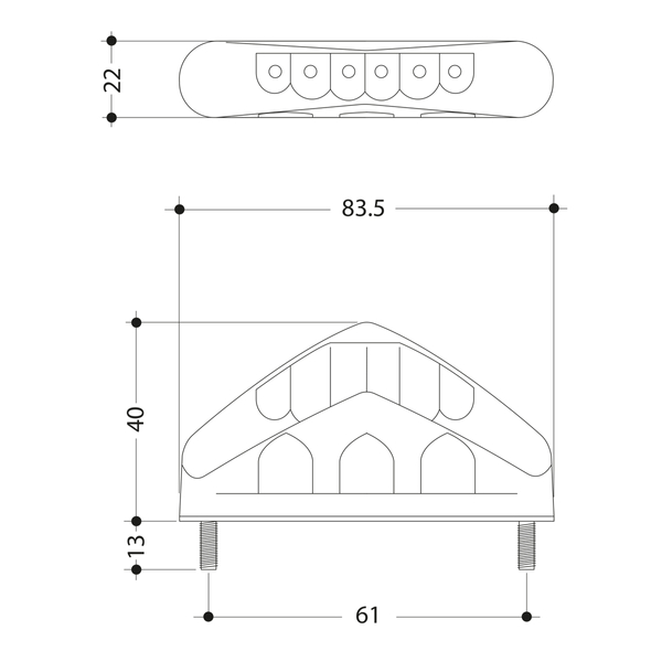 Światło tylne uniwersalne Mini Tiger Led Barracuda