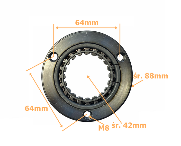 Bendix sprzęgło rozrusznika quad atv 200 250 Bashan Loncin Shineray