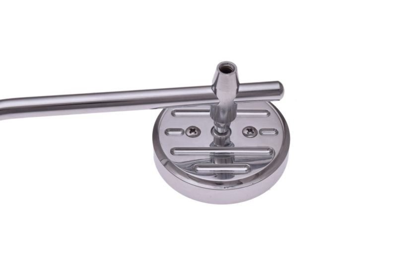 Lusterko ozdobne chrom uniwersalne okrągłe m10