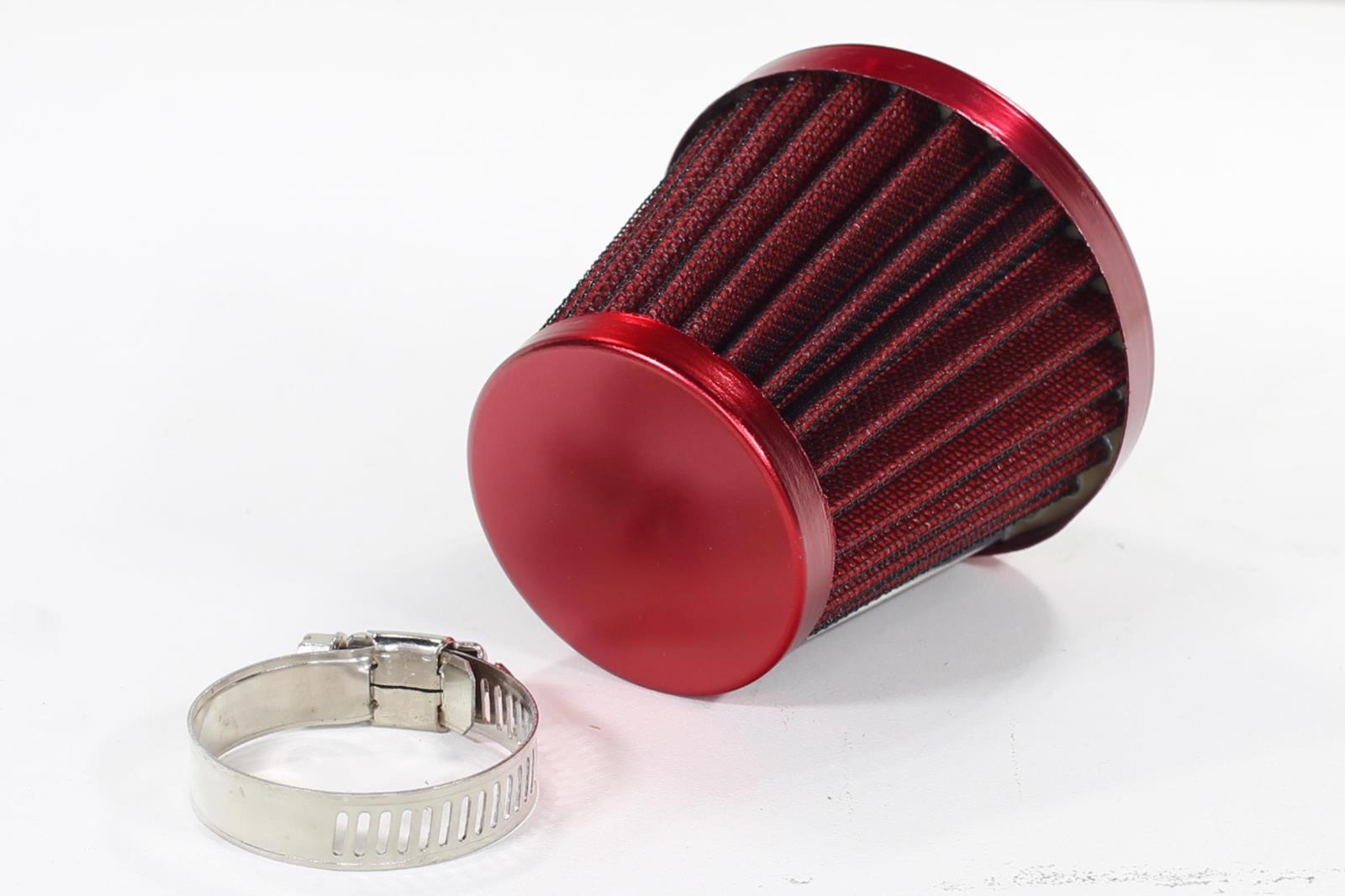 Filtr powietrza stożkowy czerwony 28mm