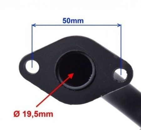 TŁUMIK BEZ KATALIZATORA 4T GY6 Wilga Vapor Ventus