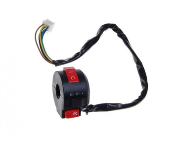 Przełącznik zespolony lewy prawy uniwersalny motorower skuter quad 7 pinów