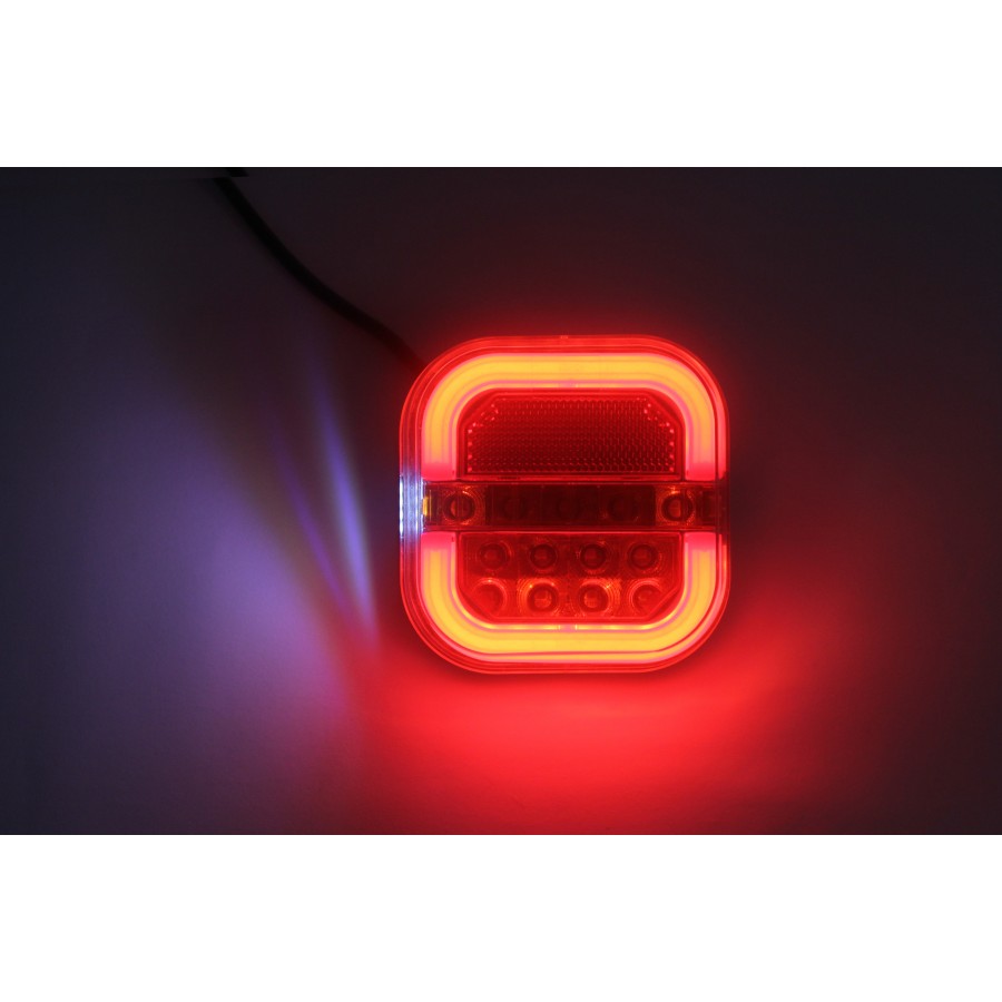 Lampa tylna zespolona lewa 41Led 5 funkcji neon