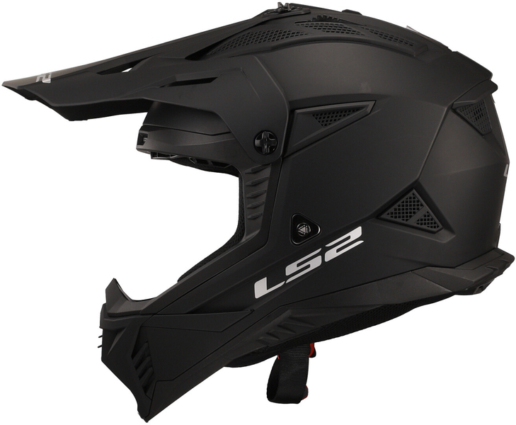 Kask crossowy LS2 MX708 Fast II Matt Black homologacja ECE 22.06